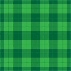 Green plaid. Tartan pattern for textile, paper and other prints.