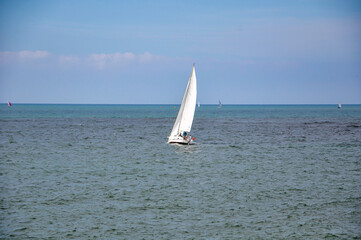 Obraz premium sailboat on the sea