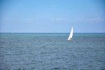 Fototapeta premium sailboat on the sea