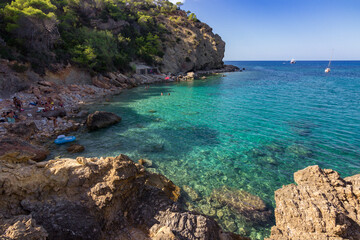 Xarraca beach in Ibiza (Spain)