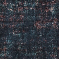 Seamless blue pink cream and navy surface pattern. High quality illustration. Overlaid and multiplied distressed and grungy worn abstract design for print. Detailed artistic repeat tile swatch.