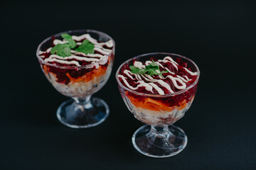 salad vinaigrette Russian beetroot salad