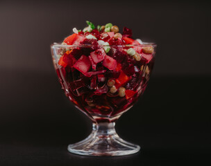 salad vinaigrette Russian beetroot salad