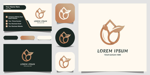 Olive oil or droplet luxury for beauty, cosmetics, yoga and spa