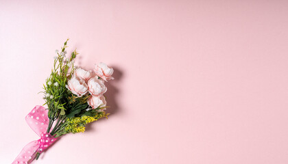Flowers background of various species