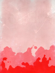 Scratched painted border background, abstract pattern with copyspace