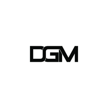 dgm letter original monogram logo design