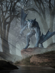 Batsquatch is a legendary creature that is alleged to inhabit the Pacific Northwest in the area of Mount St. Helens. 