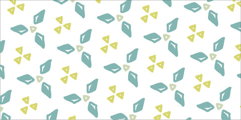 黄緑のかわいい飾りのベクターのイラスト
