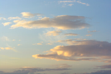 Partly cloudy weather and blue sky. 