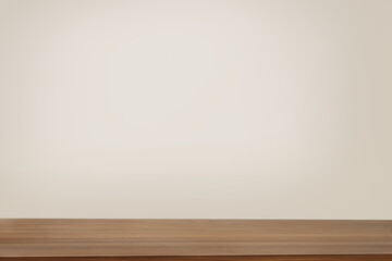 Beige product backdrop with brown wooden border