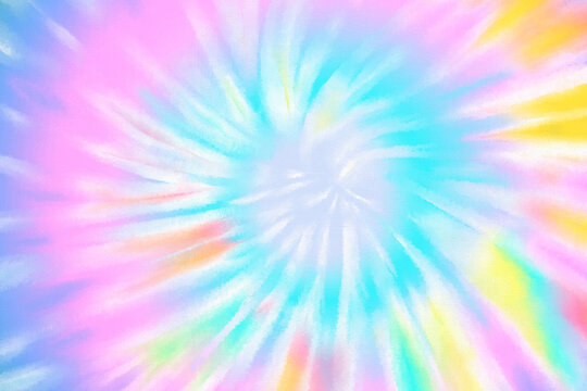 Pastel swirl tie dye colorful background