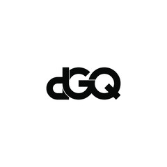 dgq letter original monogram logo design