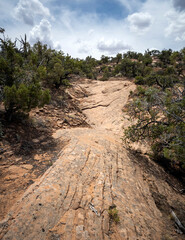 Ancient cliff dwelling and awesome canyons at the Navajo National Monument outside Kayenta Arizona