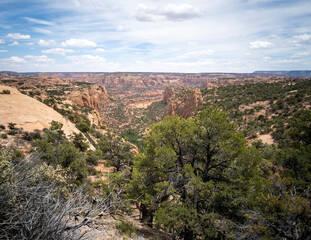 Ancient cliff dwelling and awesome canyons at the Navajo National Monument outside Kayenta Arizona