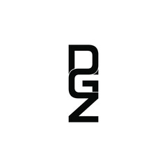 dgz letter original monogram logo design