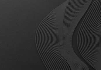 背景 テクスチャ 和紙 和風 フレーム 年賀状 正月 壁紙 ウェーブ 曲線 黒...