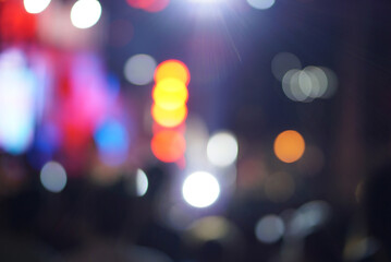 Bokeh from LED light (Stage light)