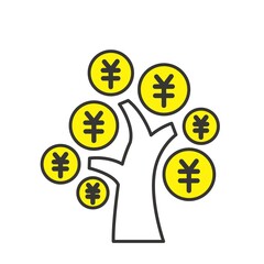 お金や金融、投資のイラスト