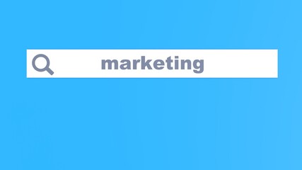 3D render of search technology concept. Search online.