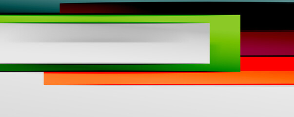 Fototapeta premium Multicolored lines background. Design template for business or technology presentations, internet posters or web brochure covers
