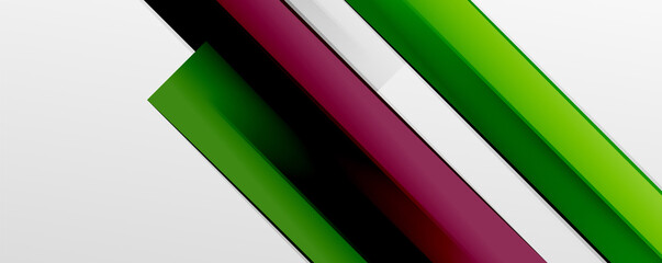 Multicolored lines background. Design template for business or technology presentations, internet posters or web brochure covers