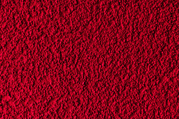Red plaster facade texture background. External facade of the building, plaster with clear texture.