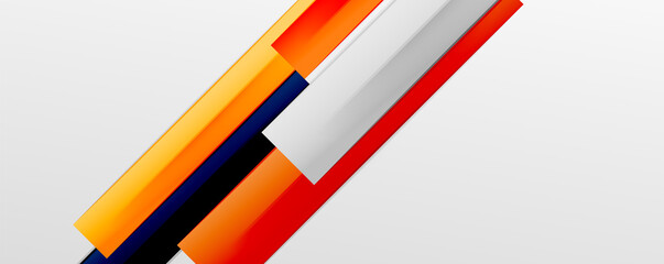 Multicolored lines background. Design template for business or technology presentations, internet posters or web brochure covers