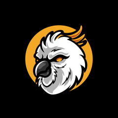 Cockatoo Head Sport Mascot Logo © djankrixzstudio