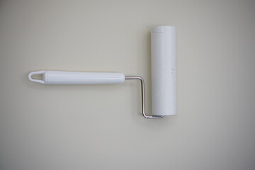 돌돌이, 먼지제거기, Sticky Lint roller on the floor