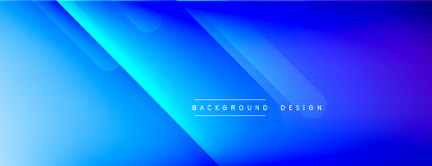 Fototapeta premium Dynamic lines abstract background. 3D shadow effects and fluid gradients. Modern overlapping forms