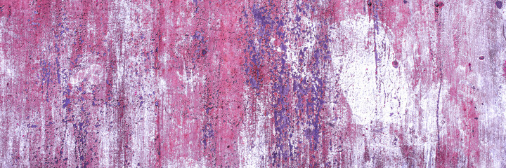 banner. pink, lilac old wood texture backgrounds. roughness and cracks.