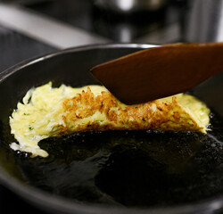 potato pancakes fried grater hands dough flour egg flatbread fries kitchen cook chef cafe restaurant