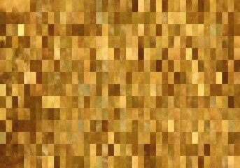 golden abstract geometric pattern. gold mosaic.