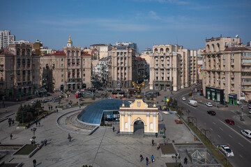 Independence square in Kyiv