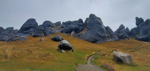 Arthurs pass Castle rock views over the pass and of the scenic New Zealand