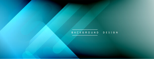 Dynamic lines abstract background. 3D shadow effects and fluid gradients. Modern overlapping forms