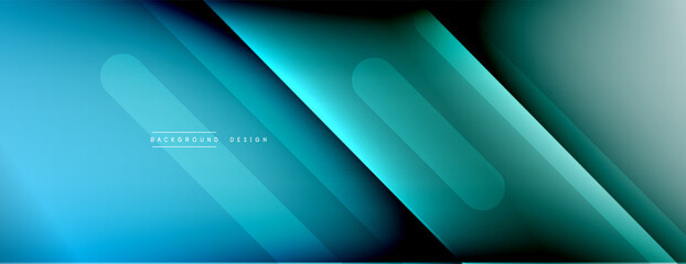 Dynamic lines abstract background. 3D shadow effects and fluid gradients. Modern overlapping forms