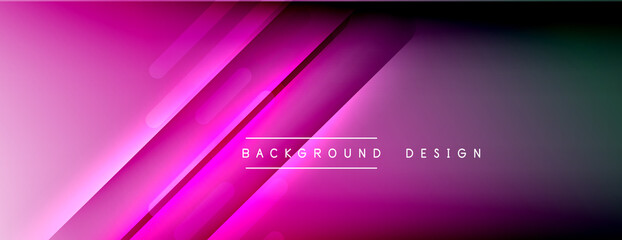 Dynamic lines abstract background. 3D shadow effects and fluid gradients. Modern overlapping forms