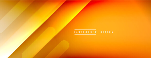 Dynamic lines abstract background. 3D shadow effects and fluid gradients. Modern overlapping forms