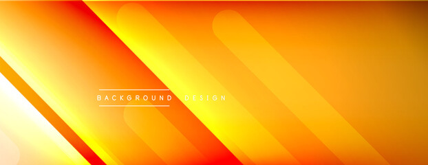 Dynamic lines abstract background. 3D shadow effects and fluid gradients. Modern overlapping forms