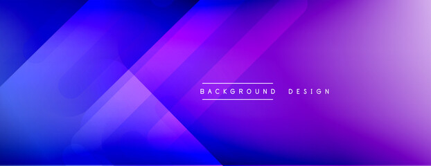 Fototapeta premium Dynamic lines abstract background. 3D shadow effects and fluid gradients. Modern overlapping forms