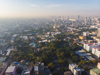 Bangkok city building metropilitan morning sunrise