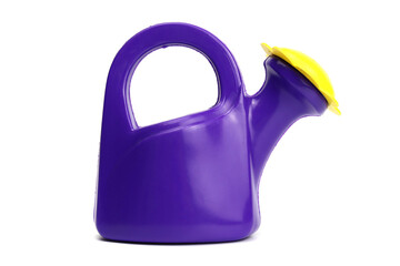 Plastic Watering can isolated on white background