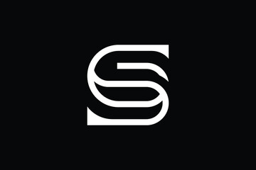 Creative Innovative Initial SG logo and GS logo. SG Letter Minimal luxury Monogram. GS Professional initial design. Premium Business typeface. Alphabet symbol and sign.