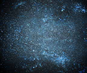 Night sky with stars as background. Watercolor