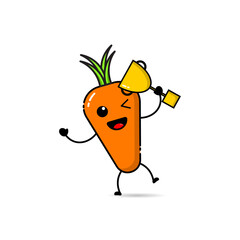 the carrot character who wins the trophy