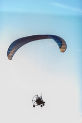 paraglider in the sky