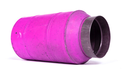 Old nostalgic can isolated on white