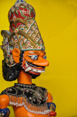 Puppet Show (wayang golek) is one of a variety of puppet arts made from wood, a traditional arts from Java, Indonesia.